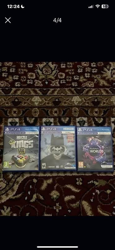 PSVR 1 WITH 3 GAMES NEGOTIABLE. PlayStation 1