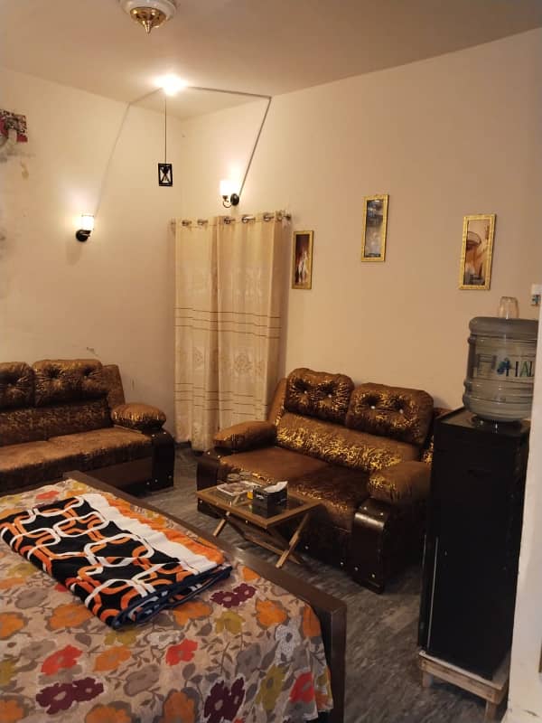 Fully Furnished With All Facilities , Like Fridge TV ,Micro, AC & Heater. (Male & Female) Full Secured 7