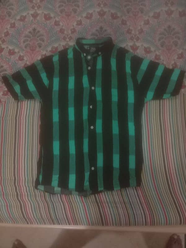 Trendy CHECK shirt (half sleeves) 2