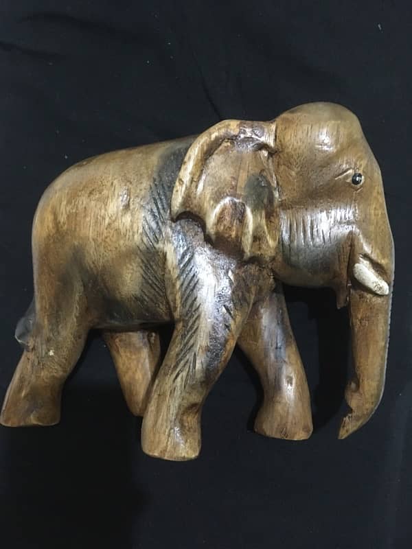 Handicraft African Elephant Pair 0