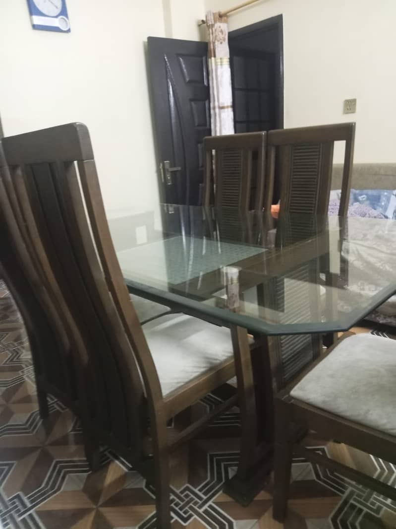 Premium Extra-Large Dining Table with 6 Elegant Chairs 2