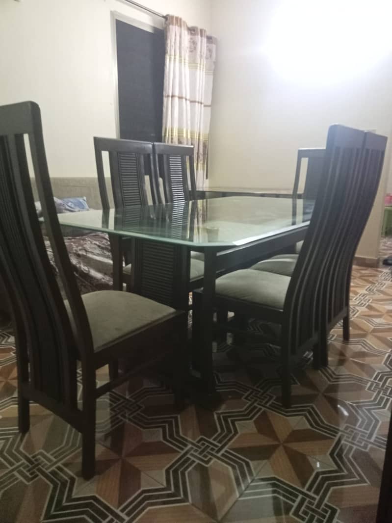 Premium Extra-Large Dining Table with 6 Elegant Chairs 3