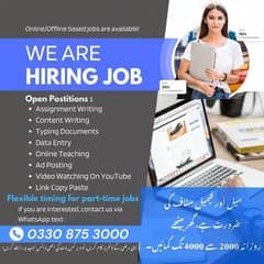 Part Time Jobs !  Daily Income:1500 to 2500 Per Assignment/-