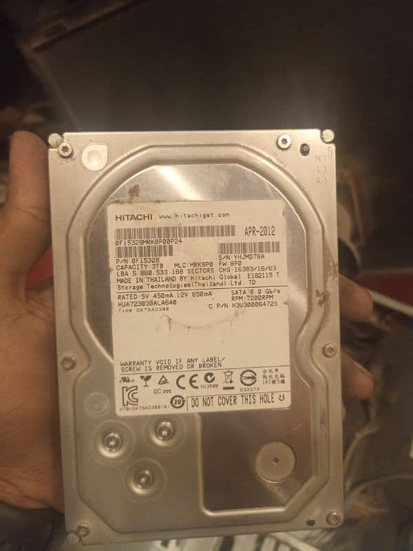 3tb hard disk Hitachi 0