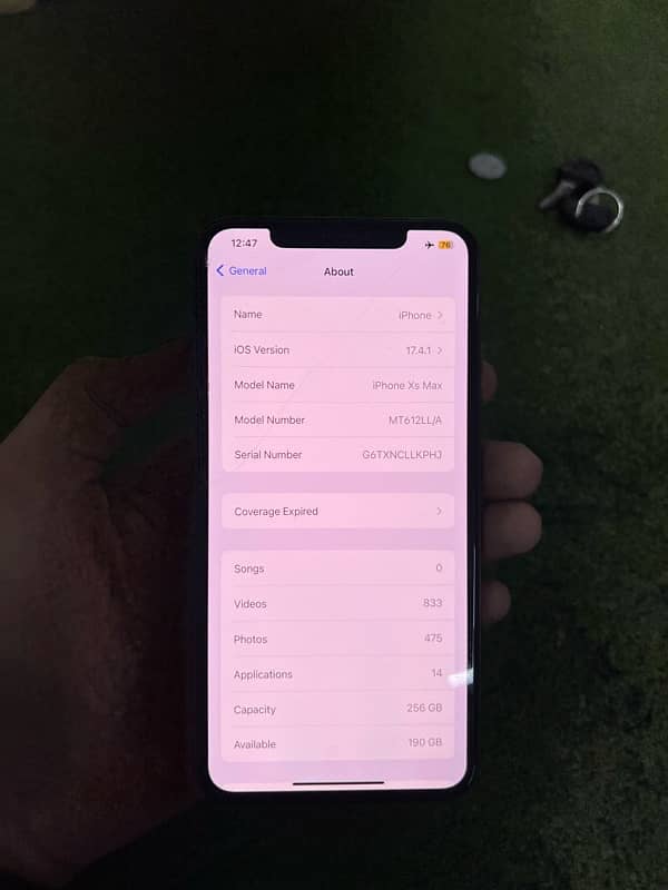 iPhone XS Max 256gb non pta factory unlock all ok 8