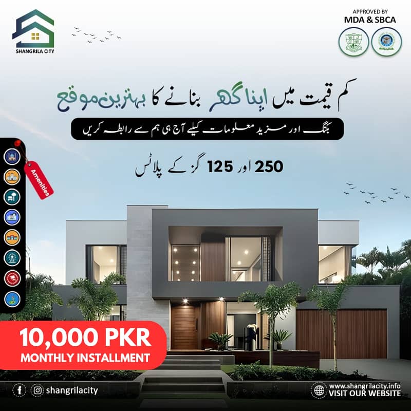 250 sq yd Residential Plot On 25,000 Monthly 0