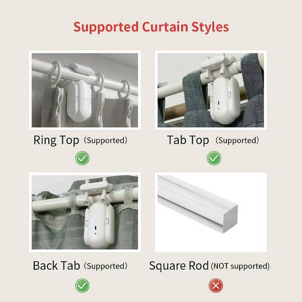 SwitchBot Curtain (Rod) - White 6