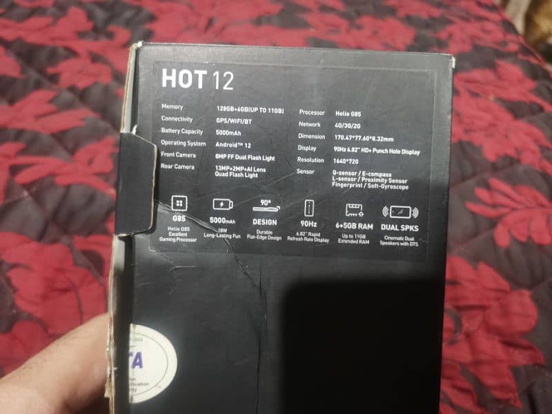 infinix hot 12 8