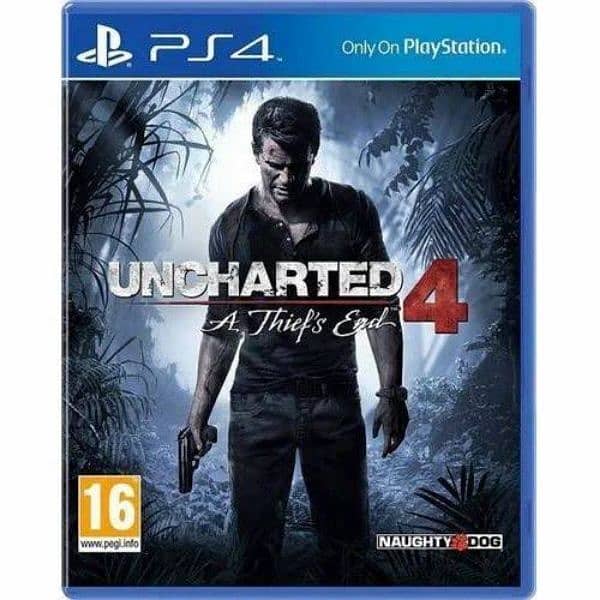 Uncharted 4 Ps4 Game Dvd Available For Sale 0