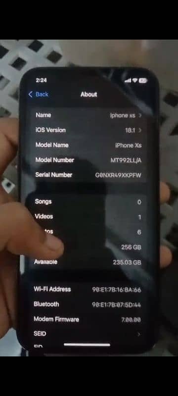 IPhone Xs Dual Sim Pta Approved 3