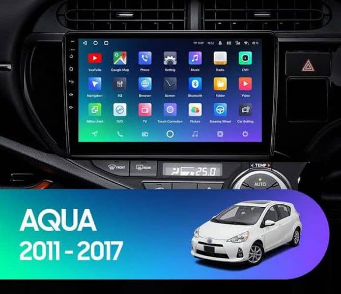 Toyota Aqua Prius passo Android LCD touchscreen control panel 0