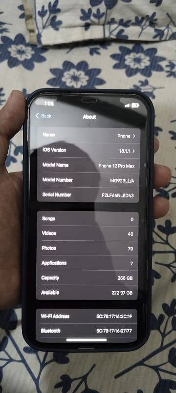 iphone 12pro max 256gb sim working exchange possible 2