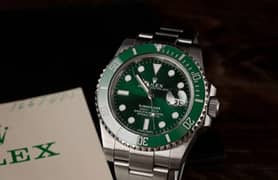 ROLEX Green Dial Luxury Watch For Men