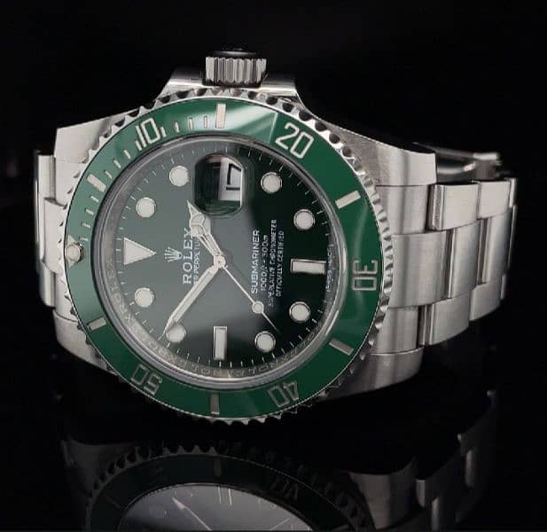 ROLEX Green Dial Luxury Watch For Men 1