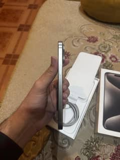 iPhone 15 pro max non pta Hk model dual natural titanium 256 gb