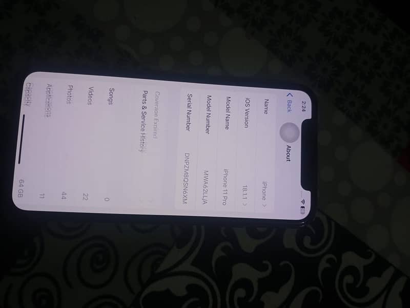 iPhone 11pro jv 64gb 12