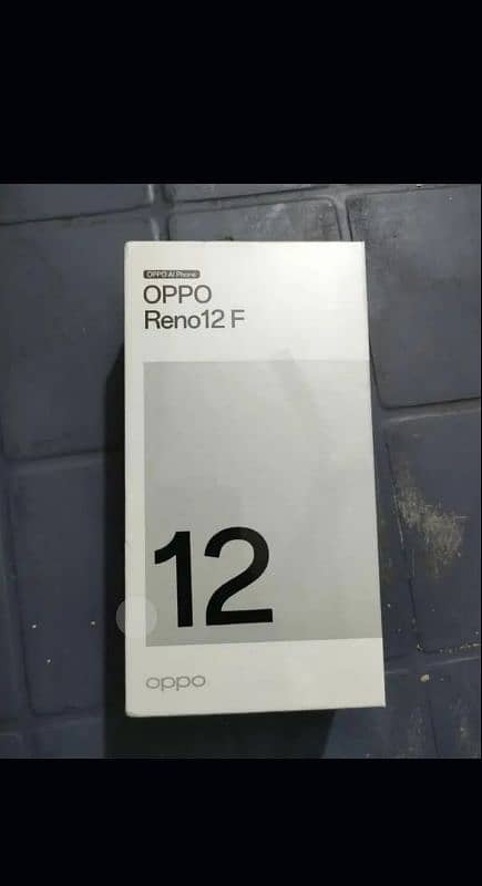 OPPO RENO 12F 8/256 Just box open 0