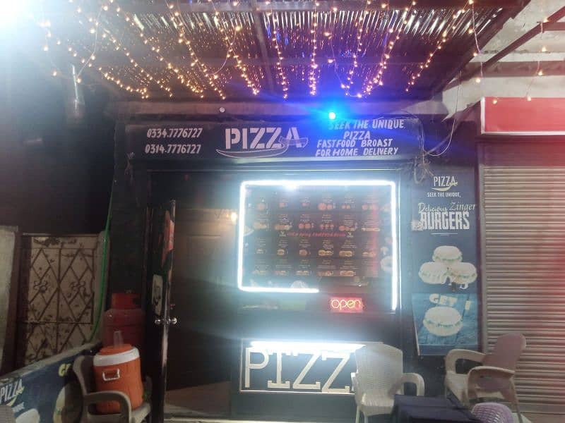 Running Fast Food and pizza setup 0