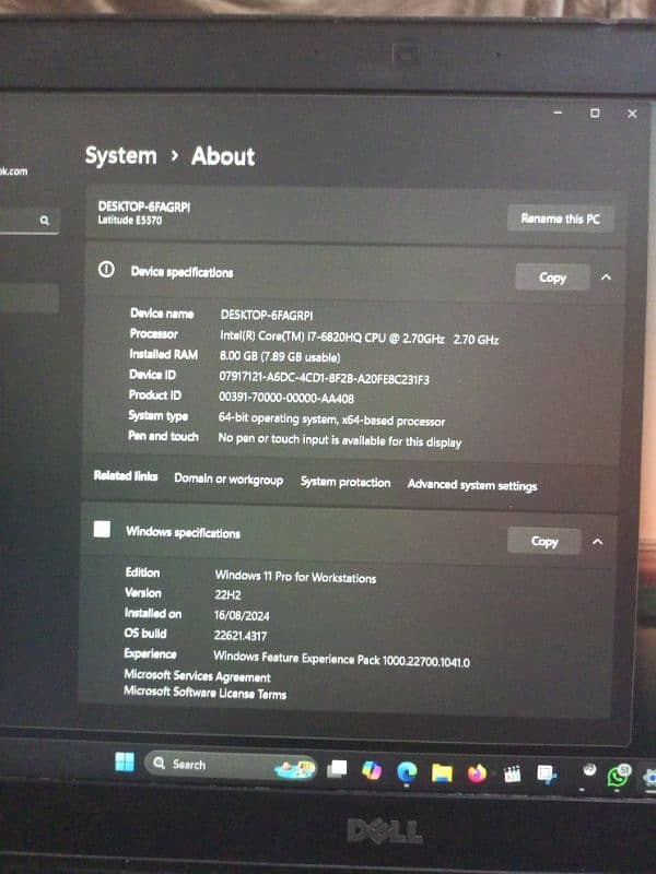 Core i7 6th Generation, 2GB Graphics, Good Condition 3