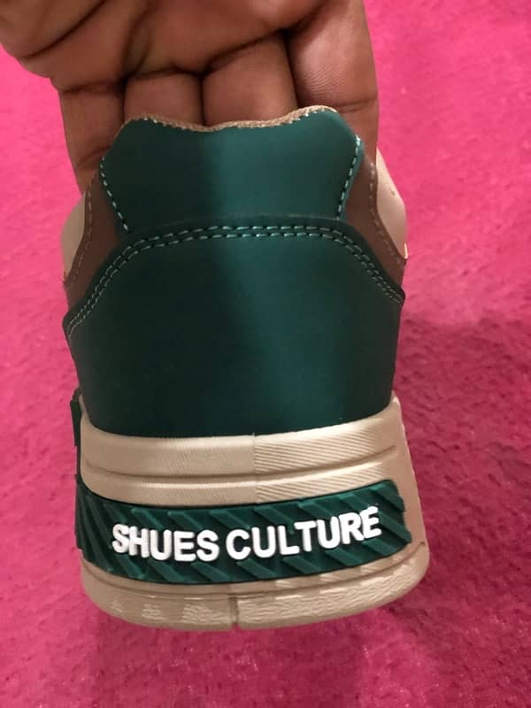 new green and camel colour Sneaker , shoe, footwear 5