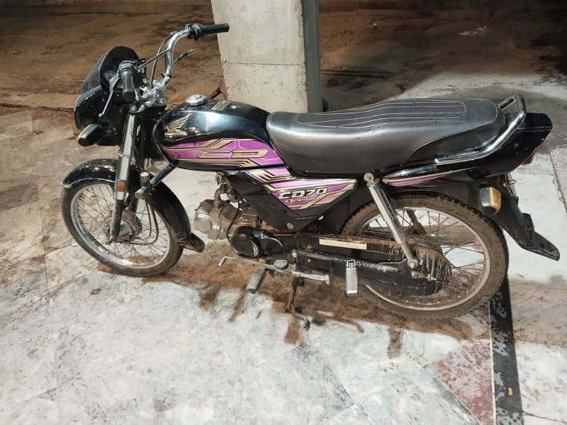 Honda cd70 Dream 22 model Rawalpindi number lush condition 1