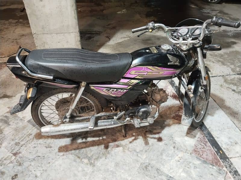 Honda cd70 Dream 22 model Rawalpindi number lush condition 2