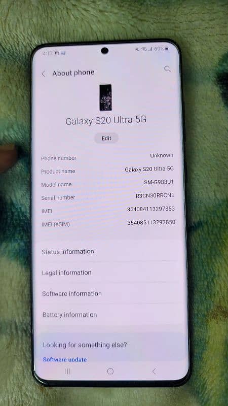 Samsung Galaxy S20 Ultra 12GB - Excellent Condition for Sale! 5