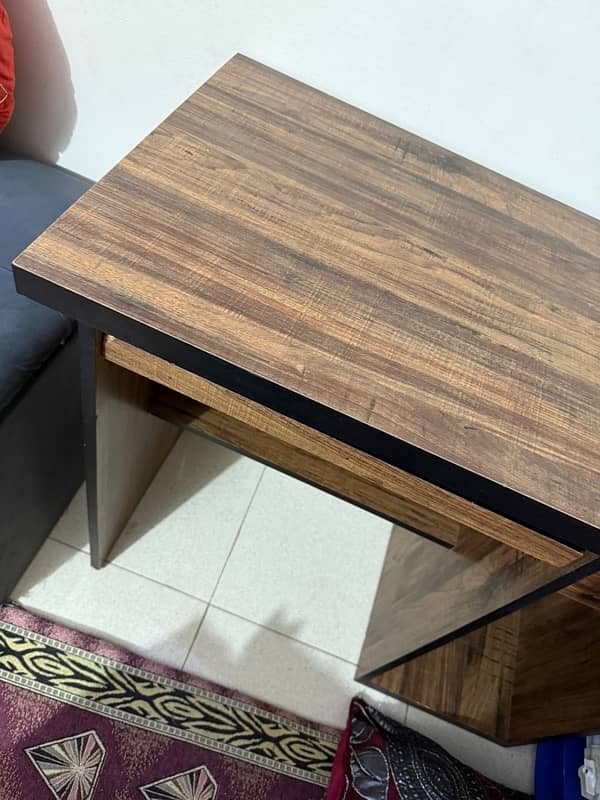 brown wooden computer table 4