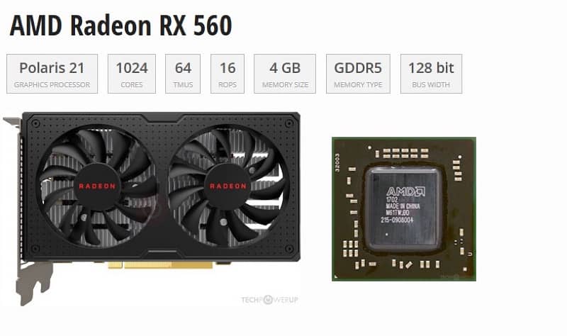 AMD Radeon RX 560 Graphic Card 1