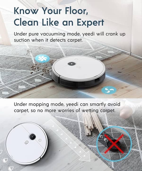 Yeedi Vac Station Self Cleaning Robot Vacuum + Mop 4