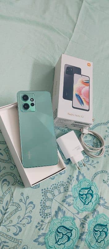 Redmi Note 12 with Complete Box 8Gb 128Gb PTA Approved 0