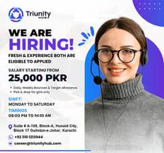 Hiring fresh CSR (ENGLISH)