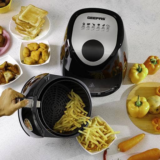 GEEPAS 3.5L Digital Air Fryer 1500W Touch Screen with 60M Timer 7