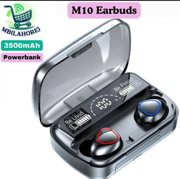 New M10 Ear buds. CONNECTABLE WITH ANDROID. 0