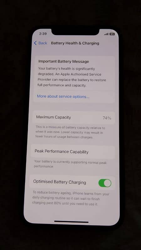 Iphone X 256gb PTA Approved 8