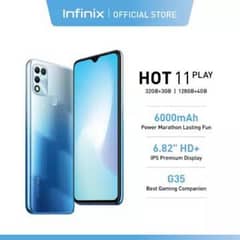 Infinix hot 11 play 4 + 64