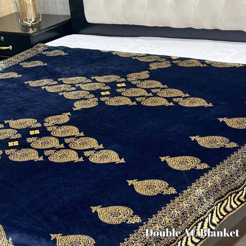 Double bed blanket (FREE HOME DELIVERY ALL OVER THE PAKISTAN) 5