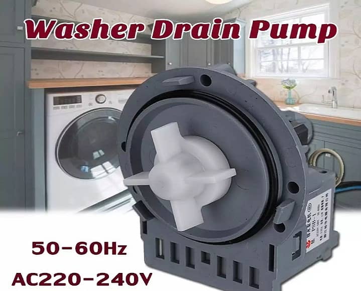 Fully automatic washing machine water drain pump motor delivery Cargo 0