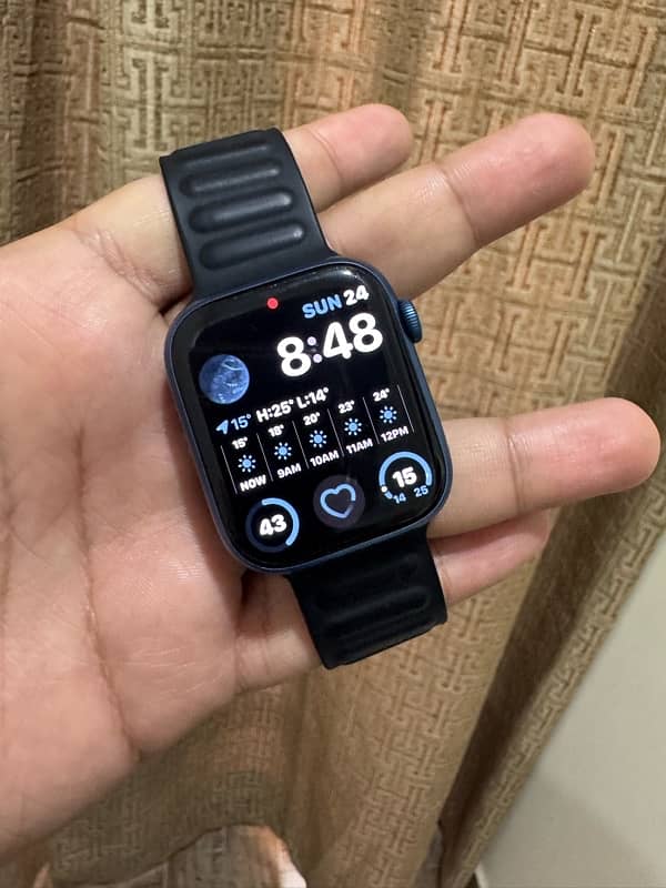 apple watch 7 blue aluminum 45mm 0