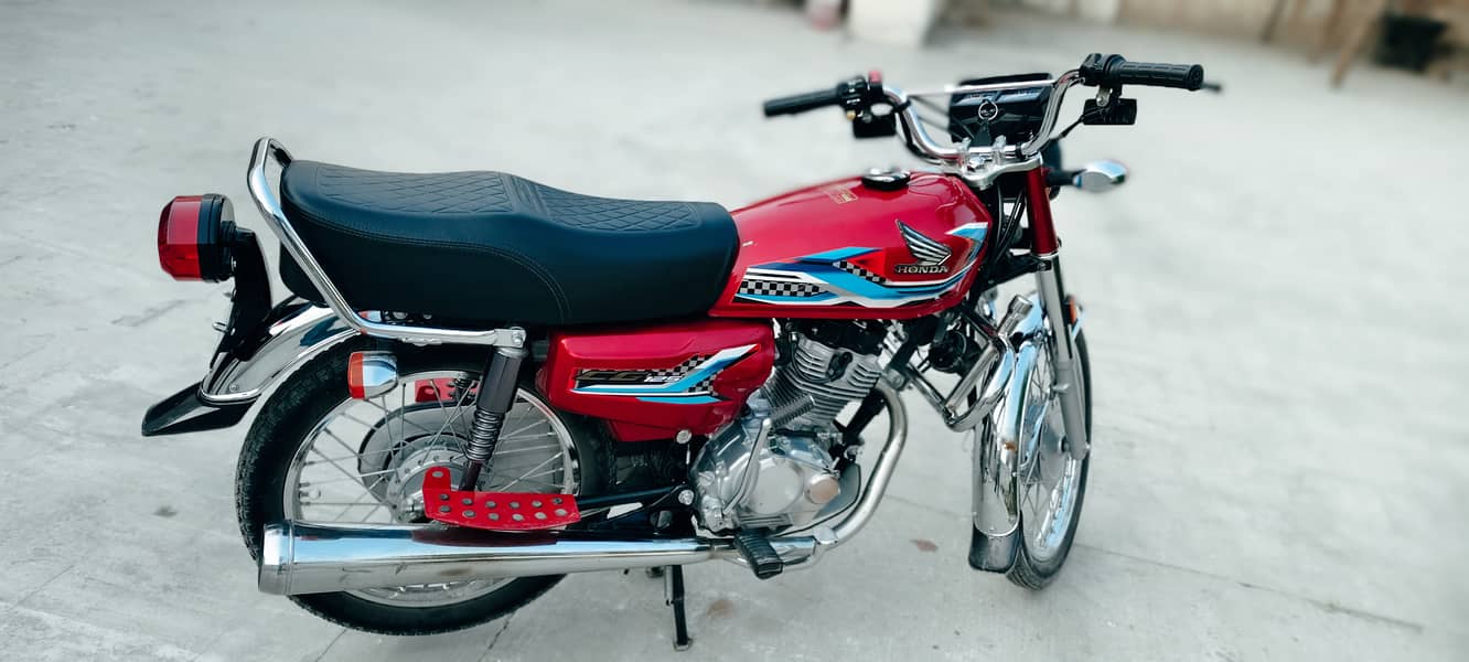 Cg honda 125 red colour 6