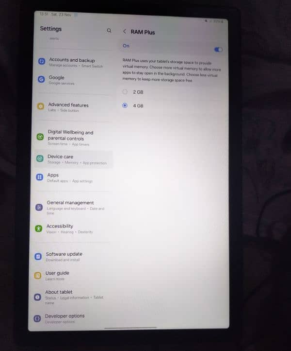 Samsung Tab A8 X205 10.5 4GB 64GB set or box 7