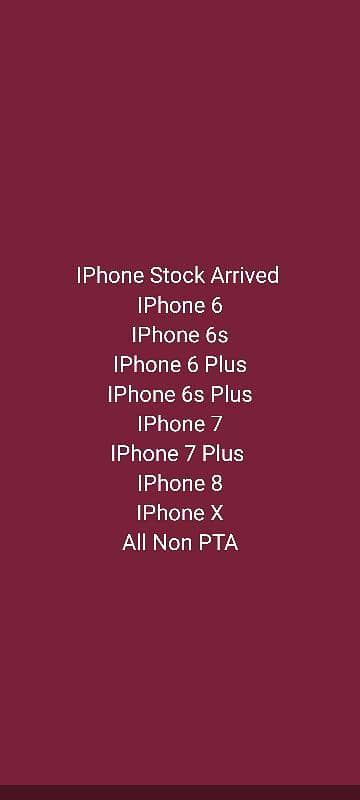 IPhone Fresh NoN PTA Arrived 0