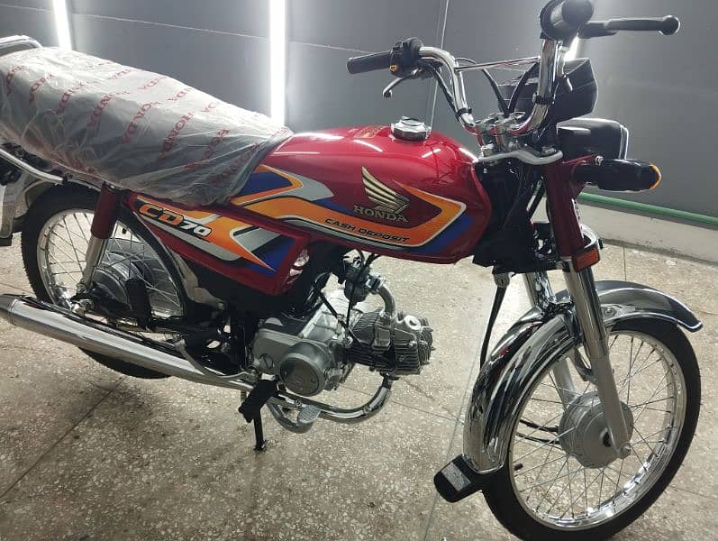 Honda CD 70 brand new unregistered 12