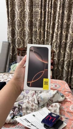 iphone 16 pro max pta approved 256 gb  desert titanium