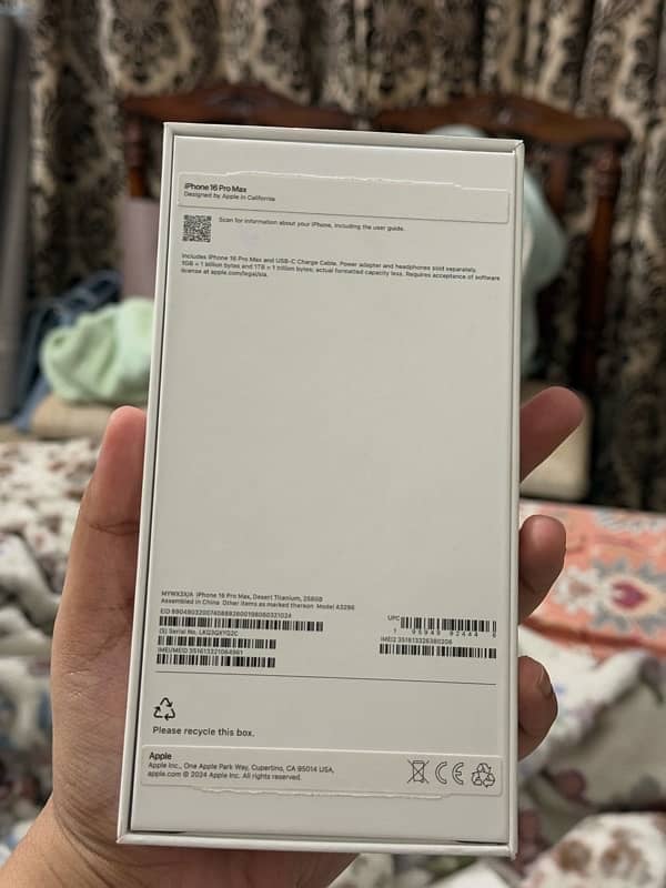 iphone 16 pro max pta approved 256 gb  desert titanium 4