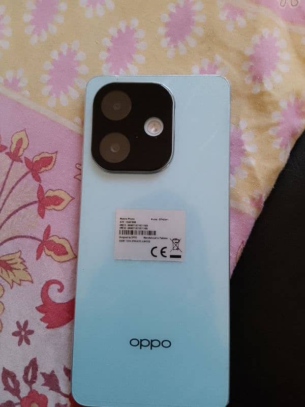 oppo a3x with box and accessories 4/128 in 7 days use 1