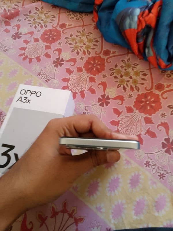 oppo a3x with box and accessories 4/128 in 7 days use 4