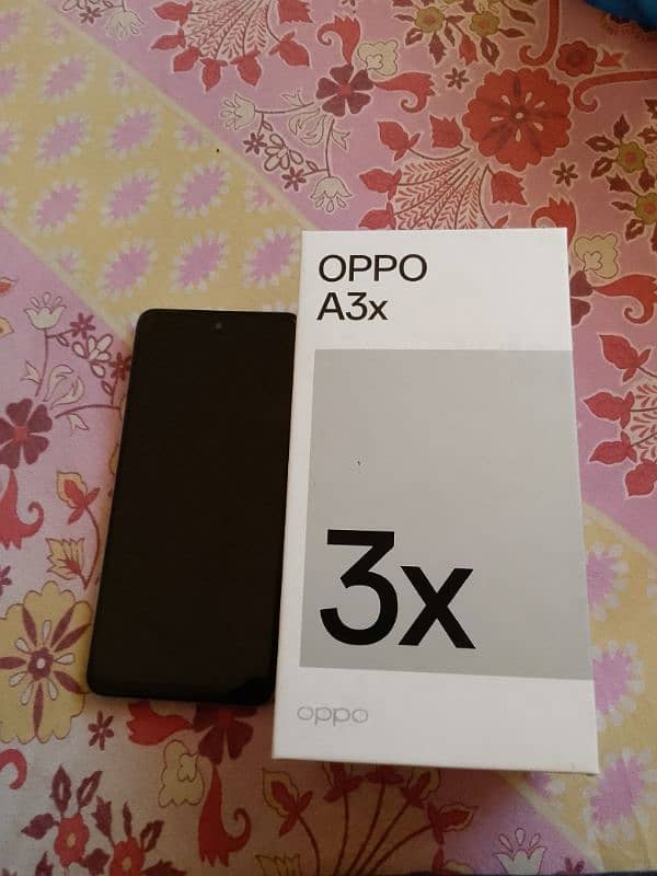 oppo a3x with box and accessories 4/128 in 7 days use 6