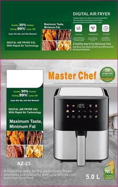 Master Chief Phillips Air Fryer 5 liter steel body