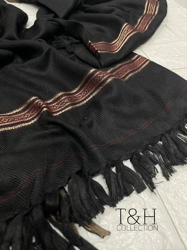 Article Mens winter Shawl Stuff Wool Pashmina Size 2.5 yard  Rs 1000 5